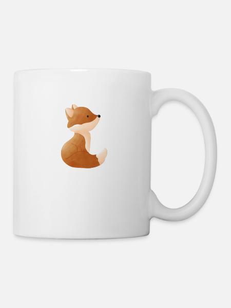 Fuchs - Tasse - Weiß