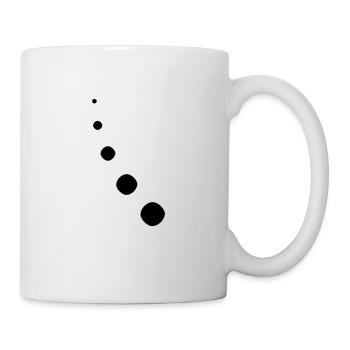 Dots Decor Noeud - Mug blanc - blanc - Droite