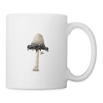 Schopftintling Pilz - Tasse - Weiß - Rechts