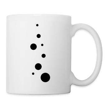 bubbles - Tasse - Weiß - Rechts