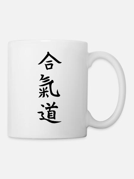 Aikido - Tasse - Weiß