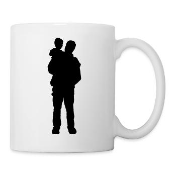 Vater und Sohn - Tasse - Weiß - Rechts
