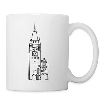 Martinstor Freiburg - Tasse - Weiß - Rechts