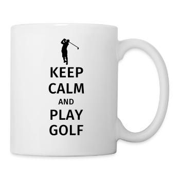 Keep Calm and Play Golf - Mug - white - Right