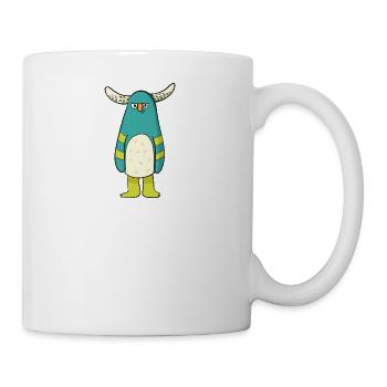 Lustig Monster Halloween Minotaur Geschenk Horror - Tasse - Weiß - Rechts