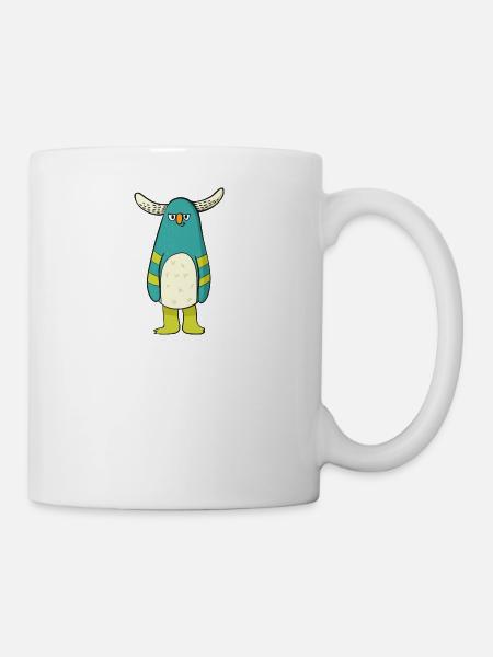 Lustig Monster Halloween Minotaur Geschenk Horror - Tasse - Weiß
