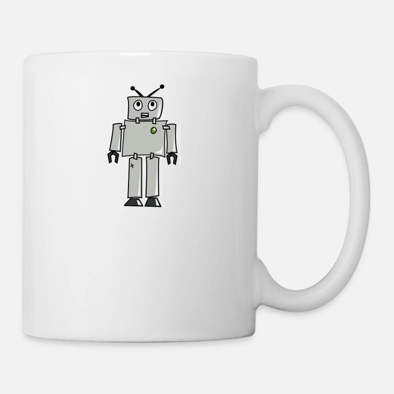 robot - Mug - white