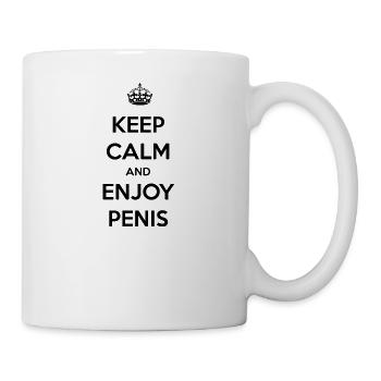 Penis! Lovetoy / Geschenk - Tasse - Weiß - Rechts