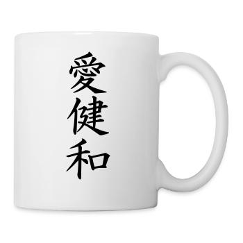 Amour sante Paix - Mug blanc - blanc - Droite