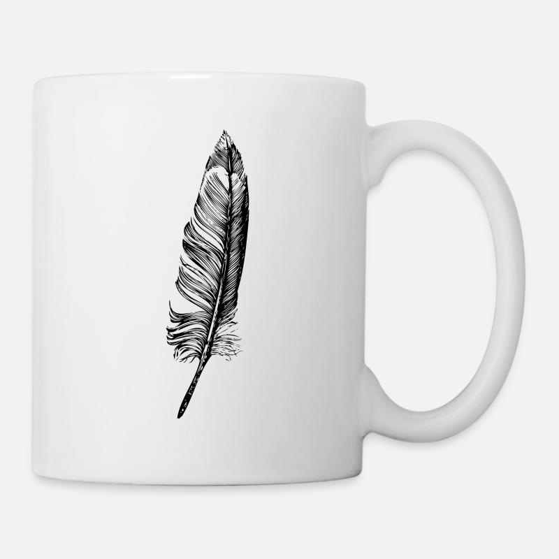 Feather - Mug blanc - blanc