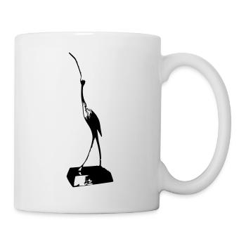 cigogne - Mug blanc - blanc - Droite