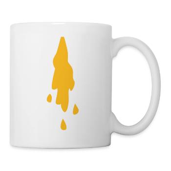puke_shirt - Tasse - Weiß - Rechts