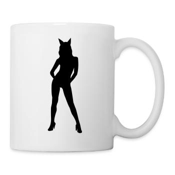 Woman as a devil - Mug - white - Right