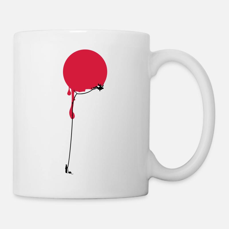 Red point climbing - Mug - white