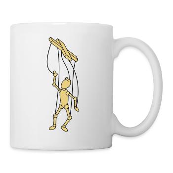 Marionette Puppet - Tasse - Weiß - Rechts