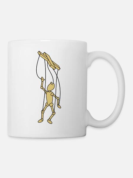 Marionette Puppet - Tasse - Weiß