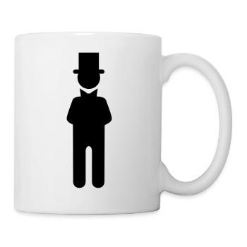 Marié / marié (1c) - Mug blanc - blanc - Droite