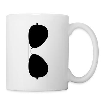 Sonnenbrille - Tasse - Weiß - Rechts