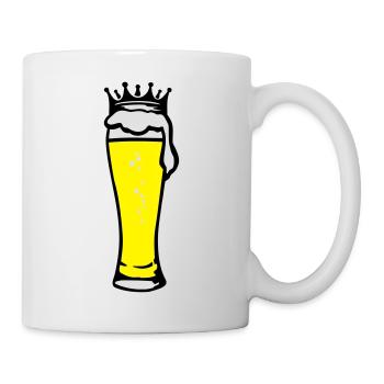 koenigliches_bier_3c - Tasse - Weiß - Rechts