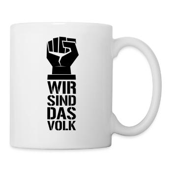 WIR SIND DAS VOLK - Tasse - Weiß - Rechts