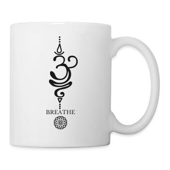 Respirez Yoga Cadeau Méditation Namaste - Mug blanc - blanc - Droite