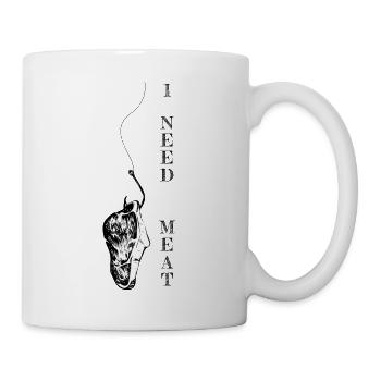 I need Meat - I Love Steak - Mug - white - Right