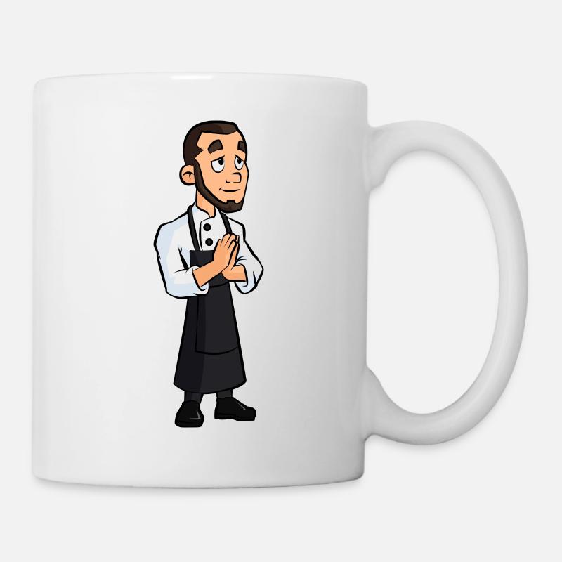 Pray Chef Thank You - Tasse - Weiß