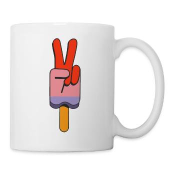 Popsicles Peace Sign Peace - Mug - white - Right