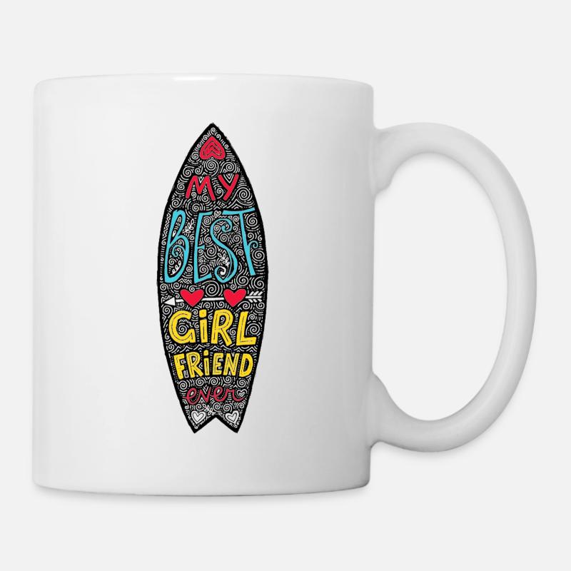 Ma meilleure petite amie de tous les temps - Mug blanc - blanc