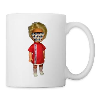 Puppe - Tasse - Weiß - Rechts