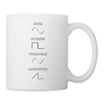 Waveforms - Tasse - Weiß - Rechts