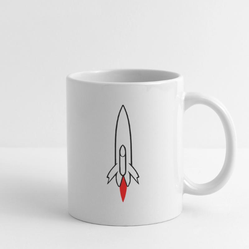 Spacecraft Rocket Space Space Flight Vector Mug