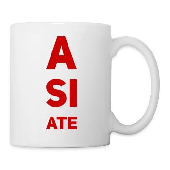 A SI ATE. Wonderful NEW Design by Maximum Design!! - Mug - white - Right