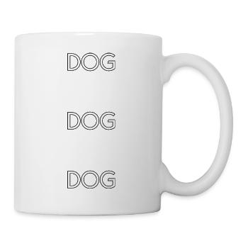 Hund Chien - Mug blanc - blanc - Droite