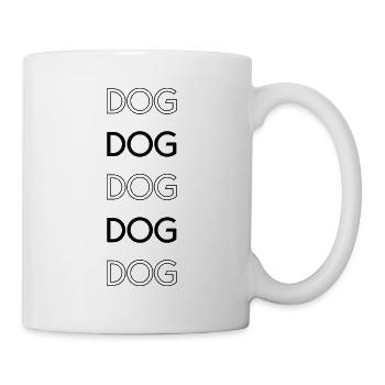 Hund Chien - Mug blanc - blanc - Droite