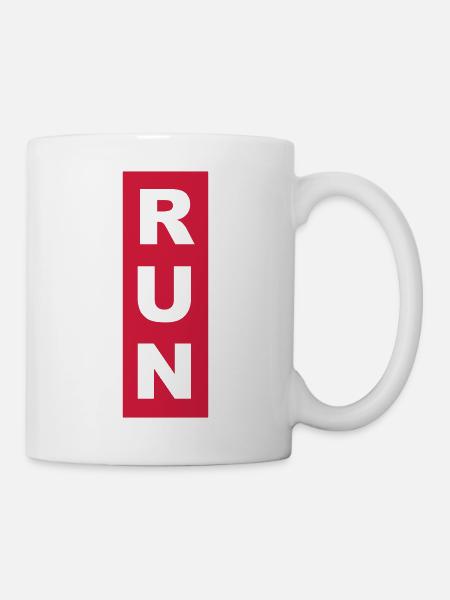 laufen - Tasse - Weiß