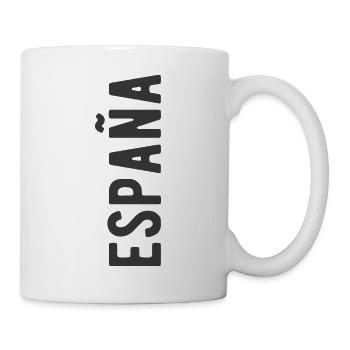 España Espana Spanien Spanische Sprache Spruch - Tasse - Weiß - Rechts