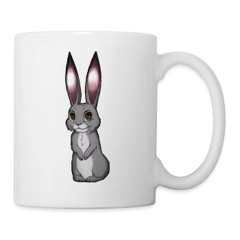 Lapin de dessin animé - Mug blanc - blanc - Droite