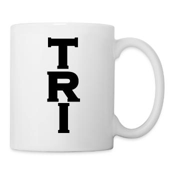Triathlon Swim Bike Run Marathon - Tasse - Weiß - Rechts