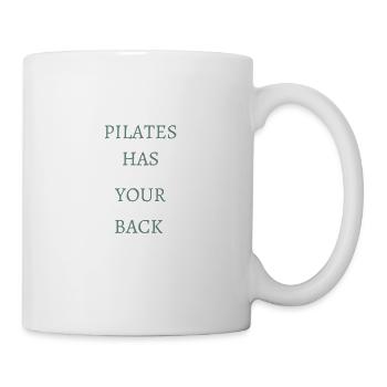 PILATES HAS YOUR BACK - Tasse - Weiß - Rechts