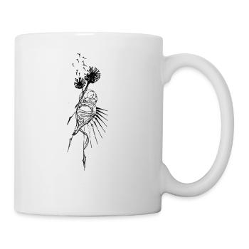 Danse pissenlit - Mug blanc - blanc - Droite