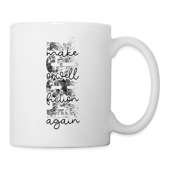 1984 - Faire de la fiction à nouveau Orwell - Mug blanc - blanc - Droite