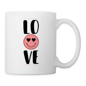 LOVE Smile - Tasse - Weiß - Rechts