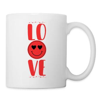 Sourire d’amour - Mug blanc - blanc - Droite