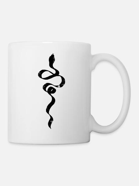 Die Schlange - Tasse - Weiß
