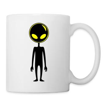 Alien Außerirdischer - Mug blanc - blanc - Droite