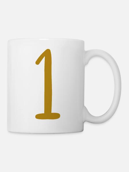 1 - Tasse - Weiß