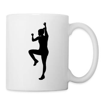 Climbing Power Woman – Climbing Spirit - Mug - white - Right