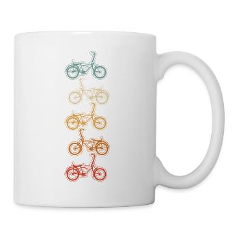BMX Bike Graphic in Vintage Style - Mug - white - Right