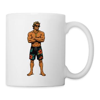 Tropical Muscle Hero - Mug - white - Right